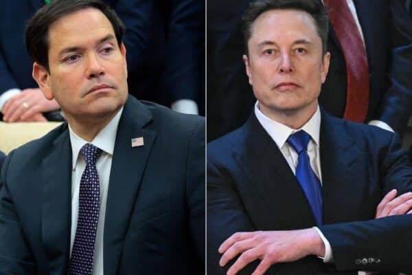 Musk, Rubio faced Trump during the cabinet meeting: Fuentes Photo: Secretary of State Frame Rubio is shown in the Oval Office of the White House, on February 24, 2025, in Washington, DC | Elon Musk is shown in the Capitol in Washington, DC, March 4, 2025.
