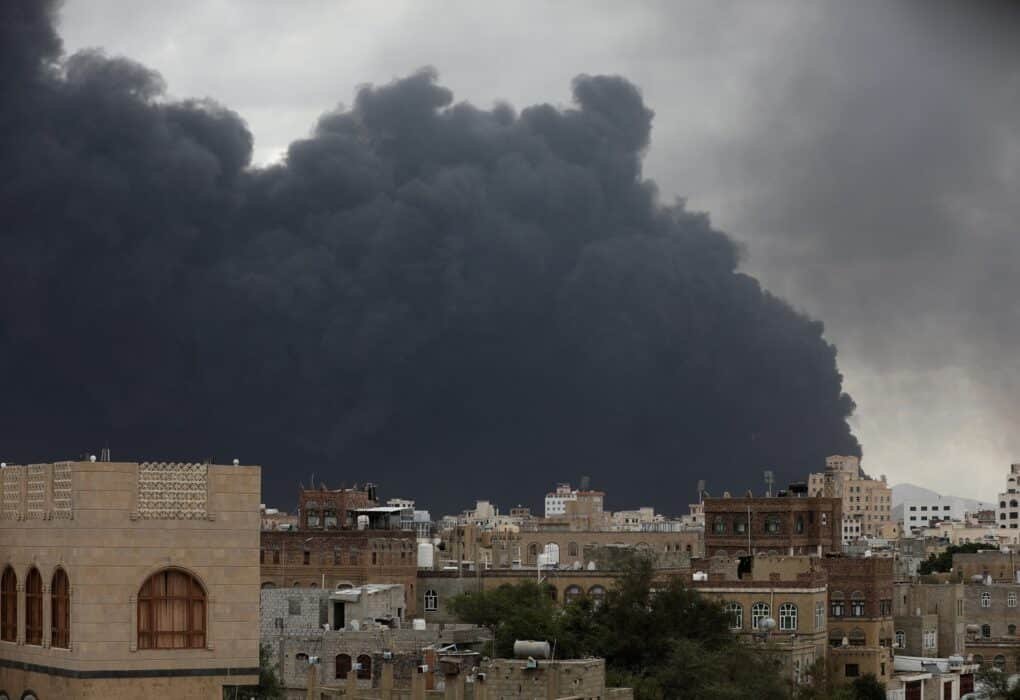 Israel attacks Yemen Airport after the Houthi missile strike near Tel Aviv airport