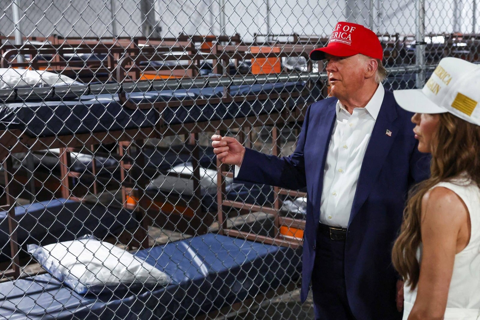 Trump says he would like to see facilities such as 'Aligator Alcatraz' in 'Many states'